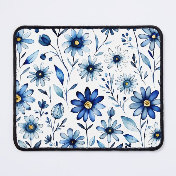 Item preview, Hermosas flores azules delf designed and sold by Ilikeiwantilove.