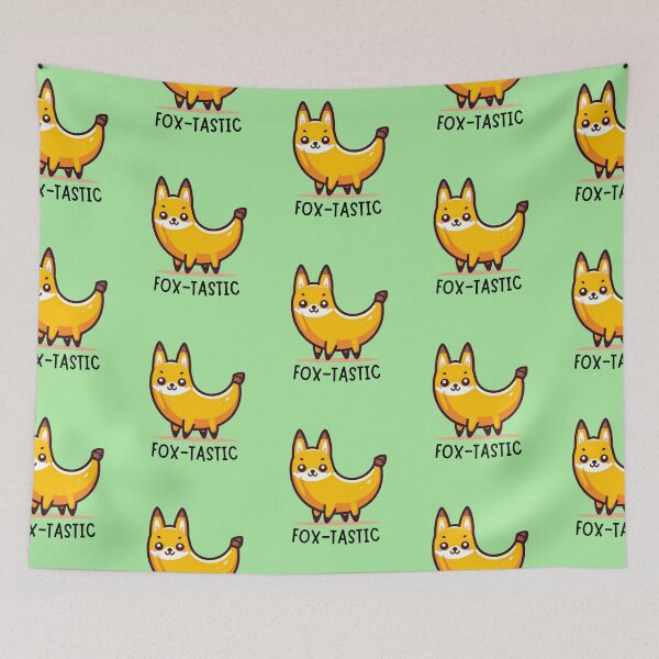 Item preview, Fox-tastic banana - cute banana fox designed and sold by Funny-Banana.