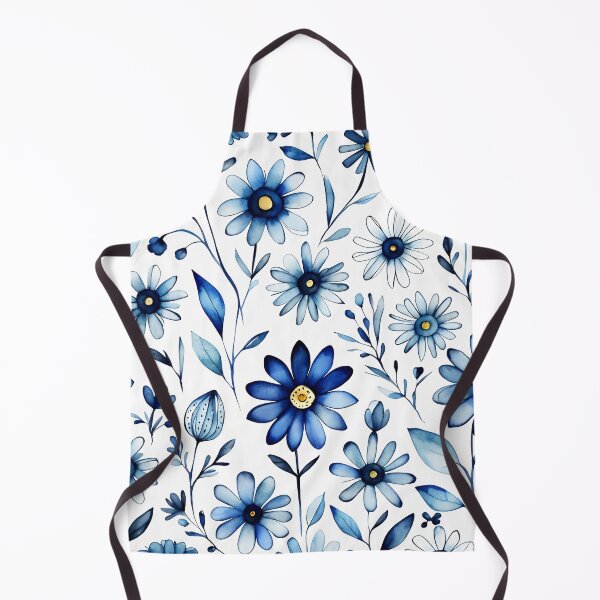 Item preview, Hermosas flores azules delf designed and sold by Ilikeiwantilove.