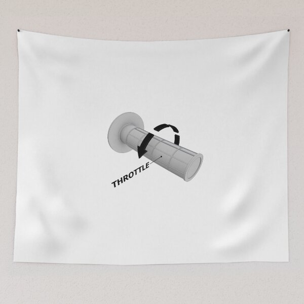 Item preview, Throttle Instructions: "Pin It" - Black/Black designed and sold by XRut.