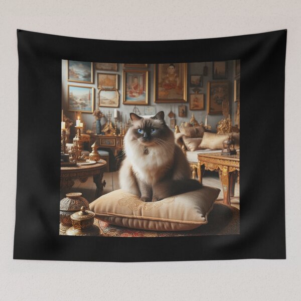 Item preview, Siamese aka Balinese Cat 4 designed and sold by Sybille-Yates.