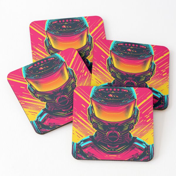 Item preview, Neon Cyber Warrior designed and sold by Retro Type.