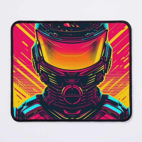 Item preview, Neon Cyber Warrior designed and sold by Retro Type.