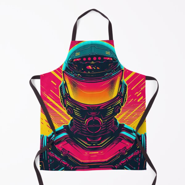 Item preview, Neon Cyber Warrior designed and sold by Retro Type.