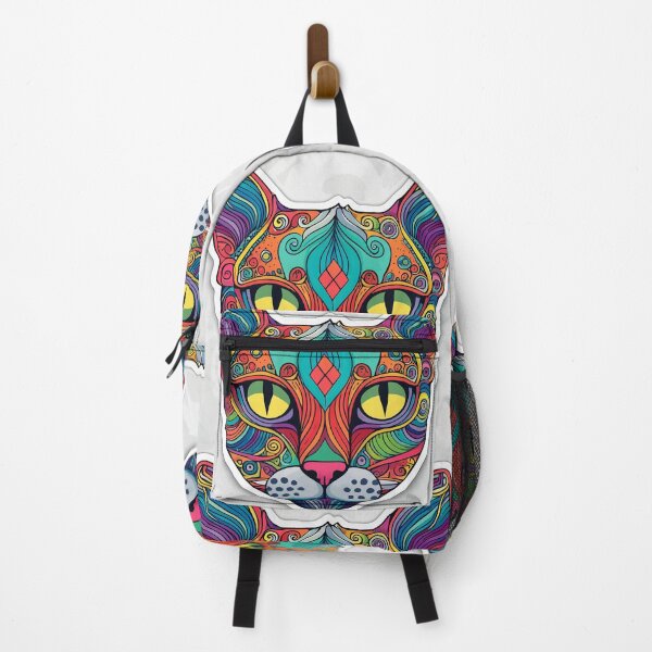Item preview, Premium Third Eye Psychedelic Cat Sticker designed and sold by CatStickershere.