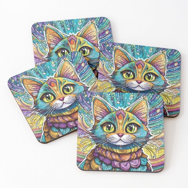 Item preview, Enlightened 4th Detention Cat Sticker  designed and sold by CatStickershere.