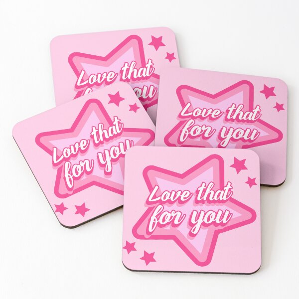 Item preview, Love That For You! Pink Star designed and sold by ZenStitchMotifs.