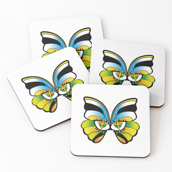 Item preview, Enchanting Butterfly Eyes: Transform Your Look with Unique Butterfly Eye Art designed and sold by MotivaChic.