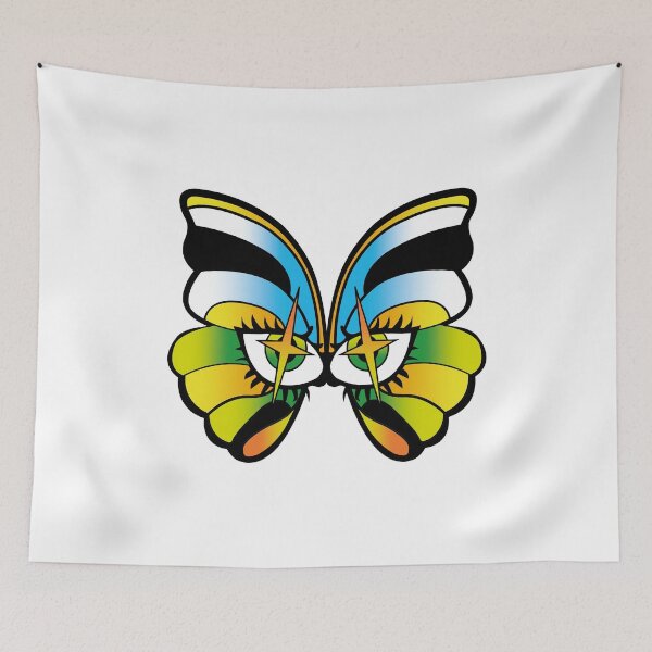 Item preview, Enchanting Butterfly Eyes: Transform Your Look with Unique Butterfly Eye Art designed and sold by MotivaChic.