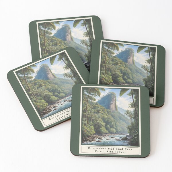 Artikelvorschau, Corcovado Nationalpark – Costa Rica – Poster im Vintage-Stil 2 entworfen und verkauft von Museum Of Non-Existing Art.