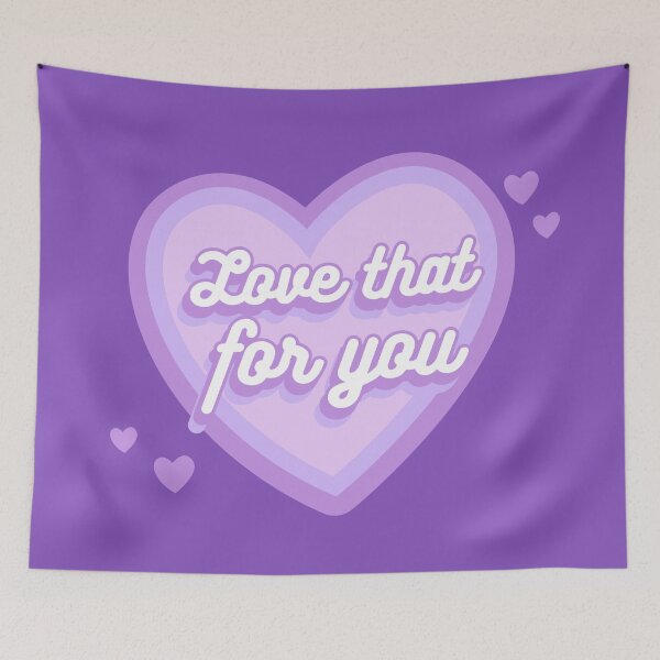 Item preview, Love That For You! Purple designed and sold by ZenStitchMotifs.