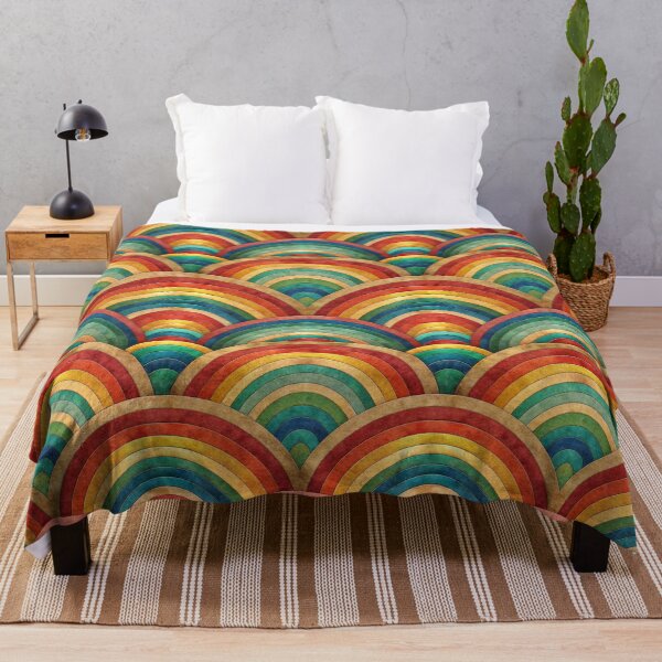 Item preview, vintage rainbow  pattern designed and sold by jkrphoto.