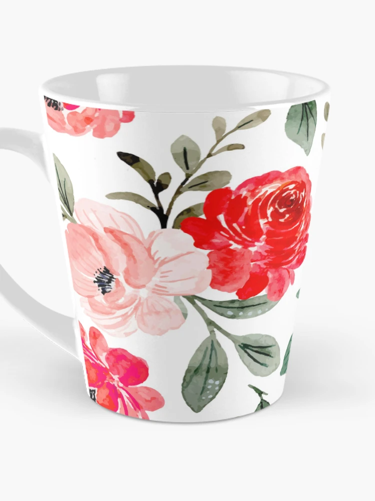Thumbnail 3 of 4, Coffee Mug, Red Rose designed and sold by InfinityPattern.
