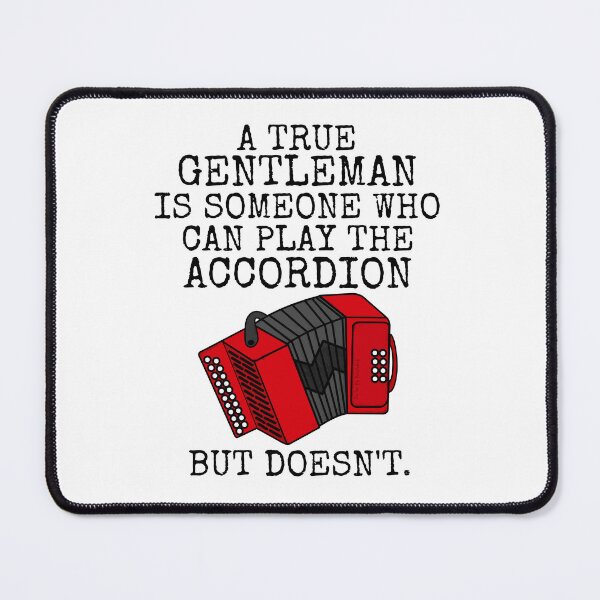 Item preview, Accordion Gentleman Funny, Accordionist Musician Humour designed and sold by doodlerob.