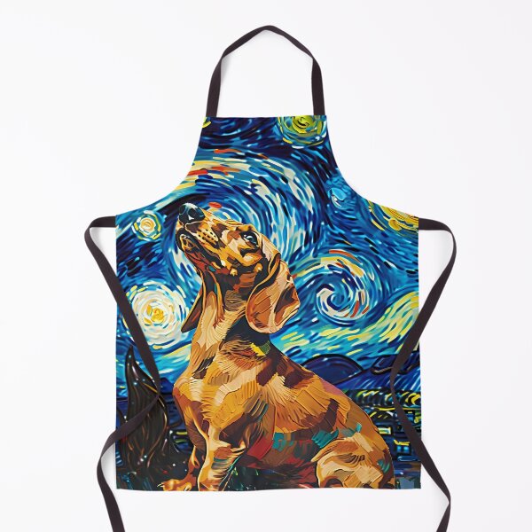 Item preview, Starry Night Dachshund Van Gogh Dog Inspired designed and sold by Vangoholic.