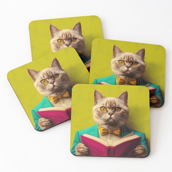 Item preview, Elegant cat in a suit designed and sold by PixcelStudioB.