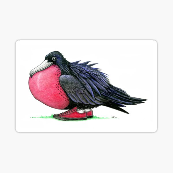 Item preview, Frigate Bird in High Heels designed and sold by JimsBirds.