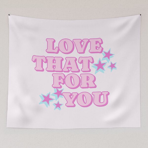 Item preview, Love That For You! Pink and Blue designed and sold by ZenStitchMotifs.