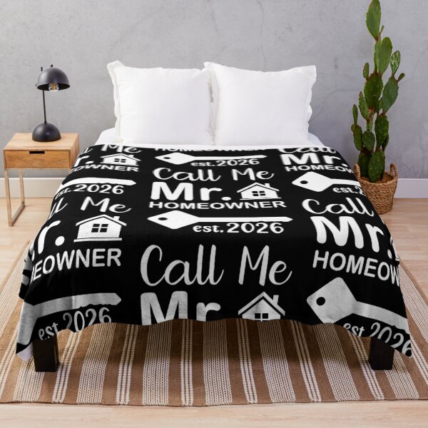 Item preview, Call Me Mr Homeowner 2026 - in white  designed and sold by EmeraldeaArt.