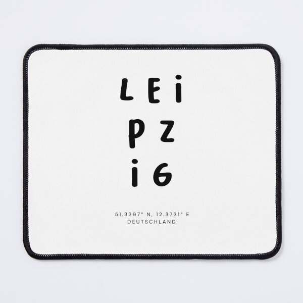 Item preview, Leipzig | Typography Design | Design Map Coordinates designed and sold by RM-Journey.