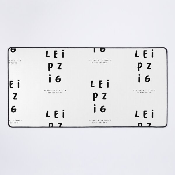 Item preview, Leipzig | Typography Design | Design Map Coordinates designed and sold by RM-Journey.