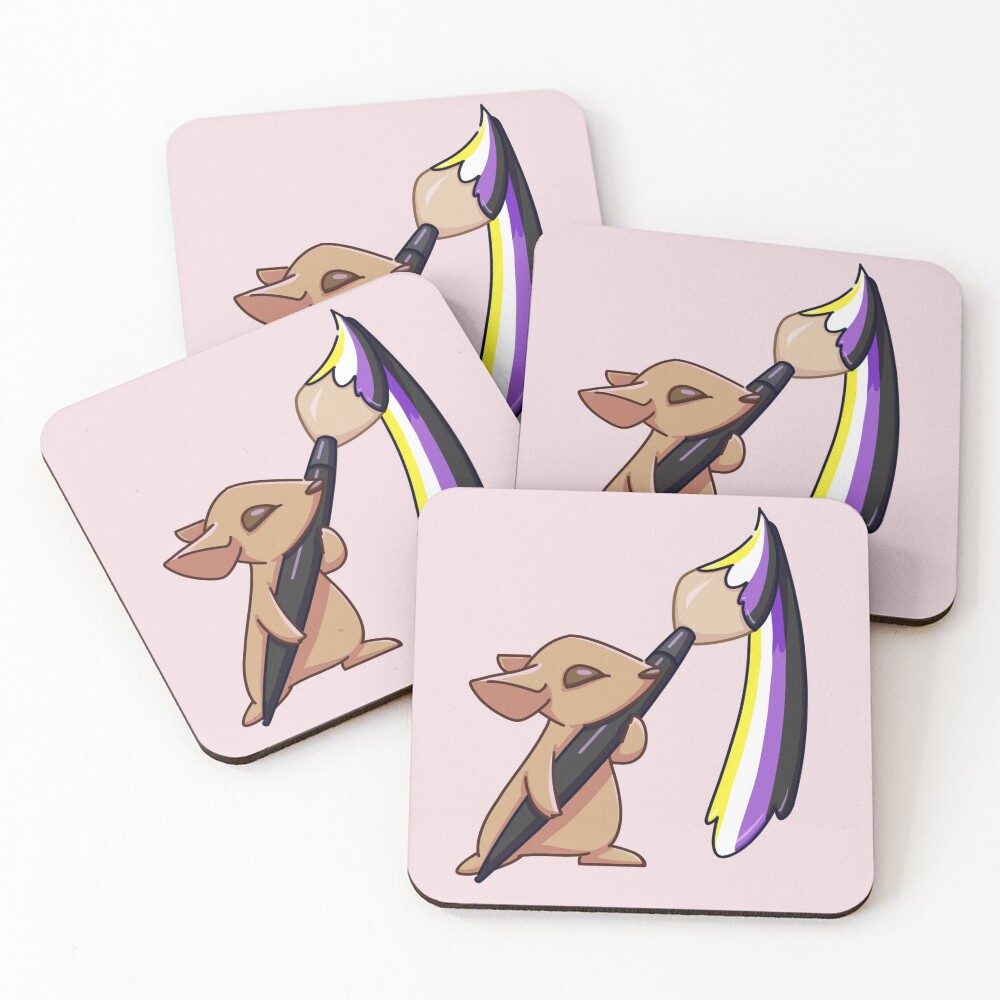 Item preview, Coasters (Set of 4) designed and sold by Rats-N-Crafts.