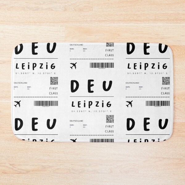 Item preview, Leipzig | Plane Ticket Design | Traveling | Tourists designed and sold by RM-Journey.
