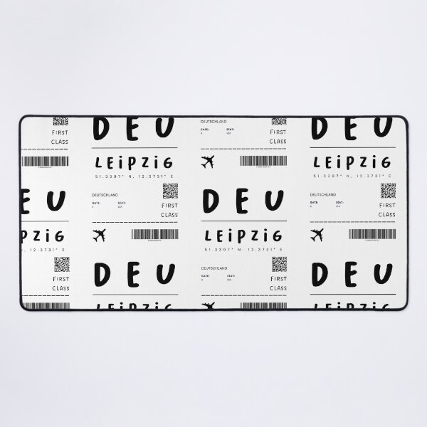 Item preview, Leipzig | Plane Ticket Design | Traveling | Tourists designed and sold by RM-Journey.