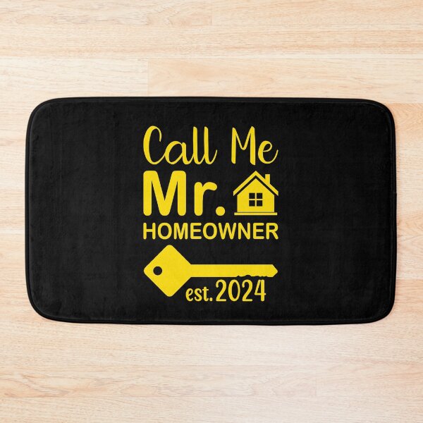 Item preview, Call Me Mr Homeowner 2024 - in yellow designed and sold by EmeraldeaArt.