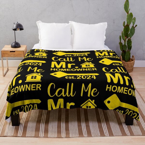 Item preview, Call Me Mr Homeowner 2024 - in yellow designed and sold by EmeraldeaArt.