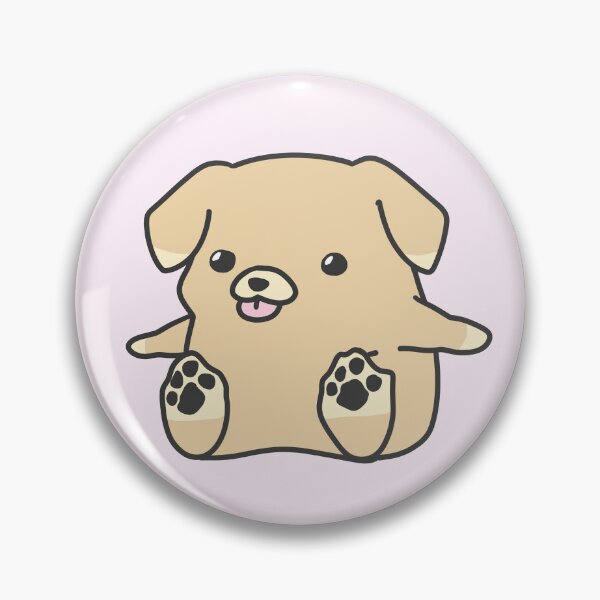 Item preview, derpy golden retriever designed and sold by pingu-pingu.