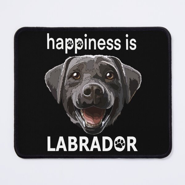 Item preview, Happiness is Labrador Black Puppy designed and sold by Just-Arts-4U.