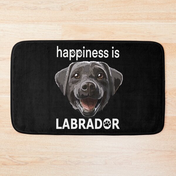 Item preview, Happiness is Labrador Black Puppy designed and sold by Just-Arts-4U.