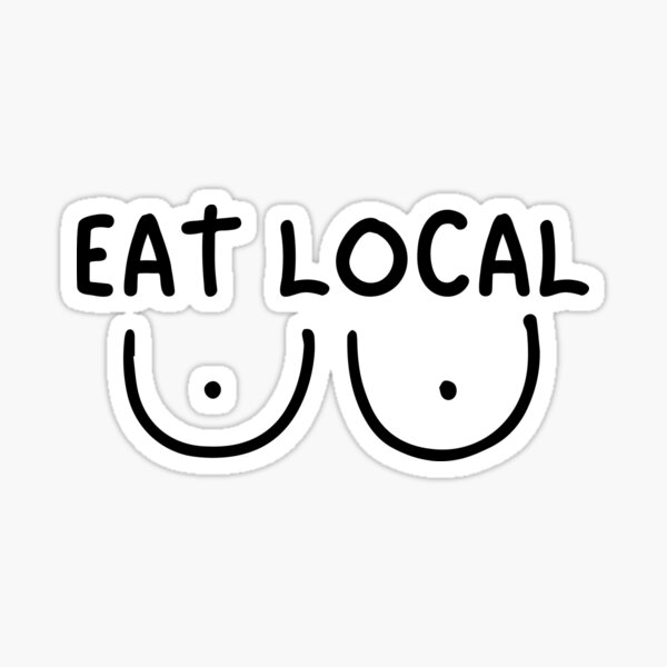 Item preview, eat local designed and sold by rogpodge.