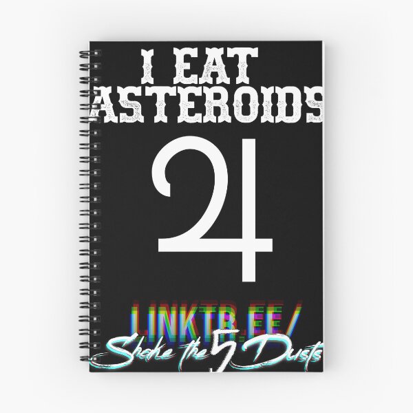 Item preview, ♃ “i EAT ASTEROIDS” Jupiter, for Dark background designed and sold by shakethe5dusts.