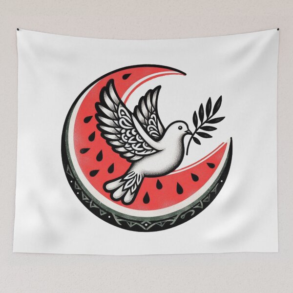 Item preview, FREE PALESTINE Peace Dove designed and sold by piscininha.