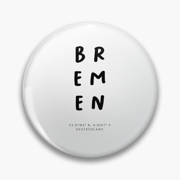 Item preview, Bremen | Typography Design | Design Map Coordinates designed and sold by RM-Journey.