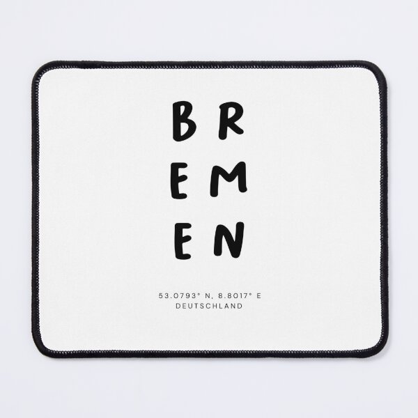 Item preview, Bremen | Typography Design | Design Map Coordinates designed and sold by RM-Journey.