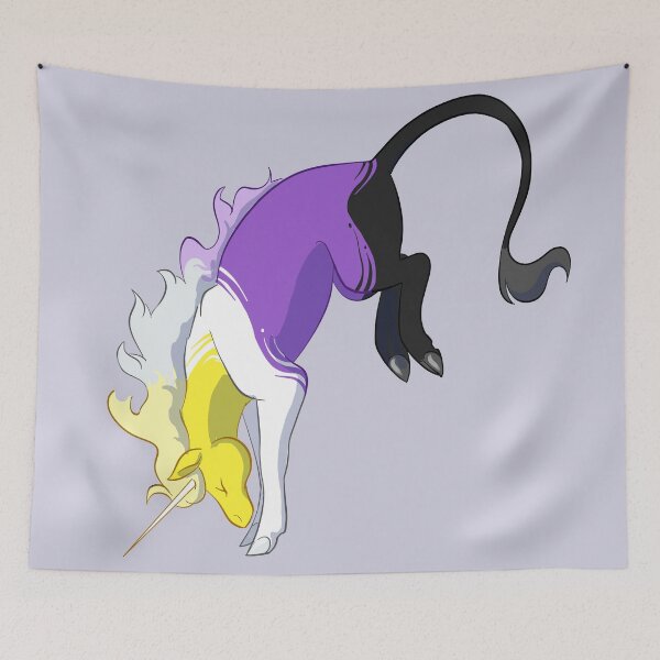 Item preview, Unicorn Nonbinary Pride designed and sold by khalico.