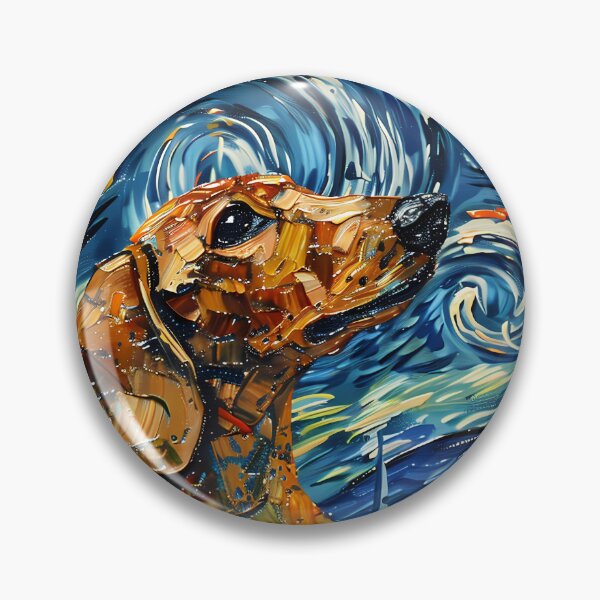 Item preview, Starry Night Dachshund Van Gogh Dog designed and sold by Vangoholic.