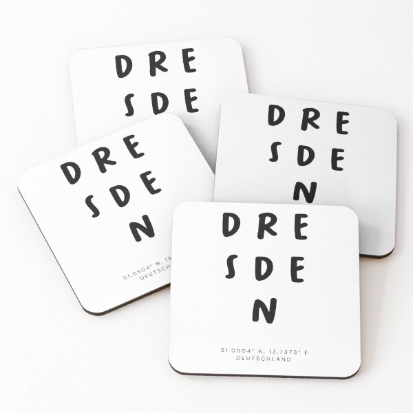Item preview, Dresden | Typography Design | Design Map Coordinates designed and sold by RM-Journey.