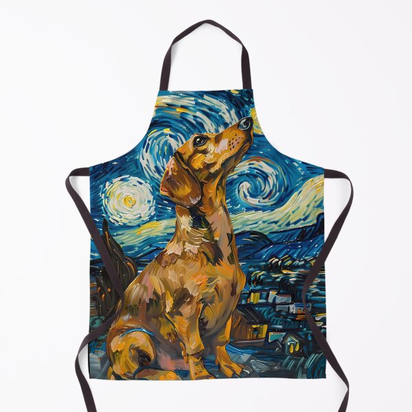 Item preview, Starry Night Dachshund Van Gogh Dog designed and sold by Vangoholic.