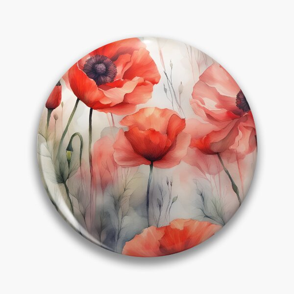 Item preview, Flowing poppies designed and sold by Magixa.