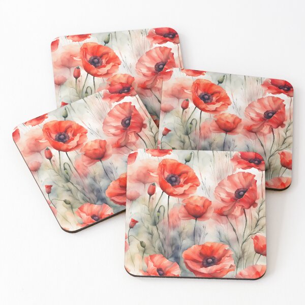 Item preview, Flowing poppies designed and sold by Magixa.