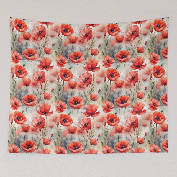 Item preview, Flowing poppies designed and sold by Magixa.