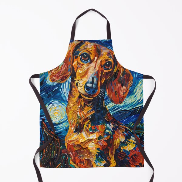 Item preview, Starry Night Dachshund Van Gogh Dog designed and sold by Vangoholic.