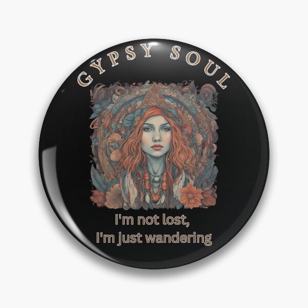 Item preview, This Gypsy Soul, I'm not lost, Boho Girl designed and sold by WitchyGypsyCo.