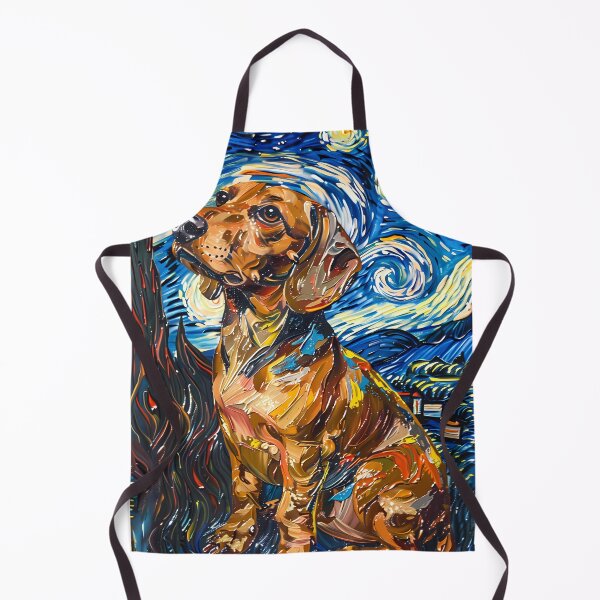Item preview, Starry Night Dachshund Van Gogh Dog designed and sold by Vangoholic.