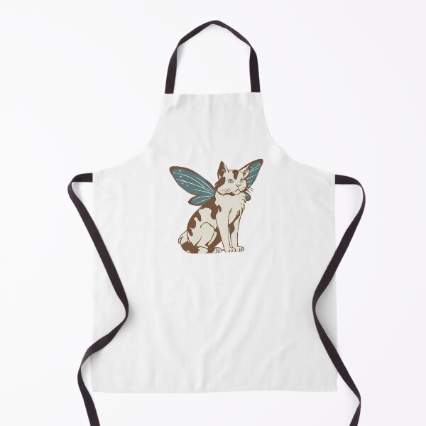 Item preview, Vintage brown white fairy kitty cat designed and sold by Wildwind-style.