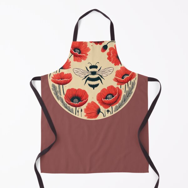 Item preview, Red Poppy Bee designed and sold by FrictionMaxxing.